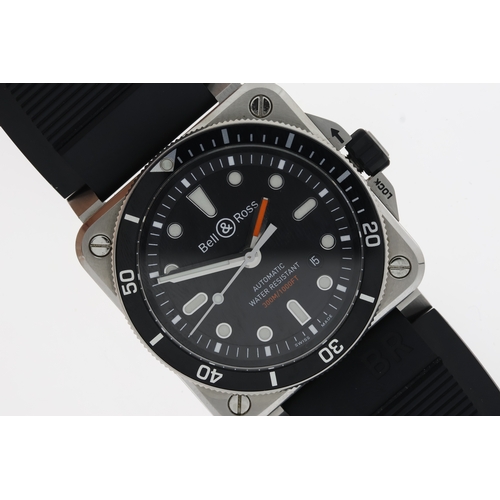 39 - Brand: Bell & Ross
 Model Name: BR-03 Diver
 Reference: BR0392-D-BL-ST/SRB
 Complication: Date
 Move... 