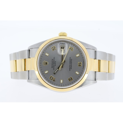 40 - Brand: ROLEX 
 Model Name: OYSTER PERPETUAL DATE 
 Reference: 15203
 Movement: Automatic
 Papers: YE... 