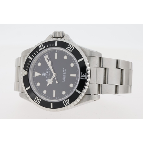 48 - Brand: ROLEX
 Model Name: SUBMARINER
 Reference: 14060
 Year: Circa 1995
 Dial colour: Black
 Dial f... 