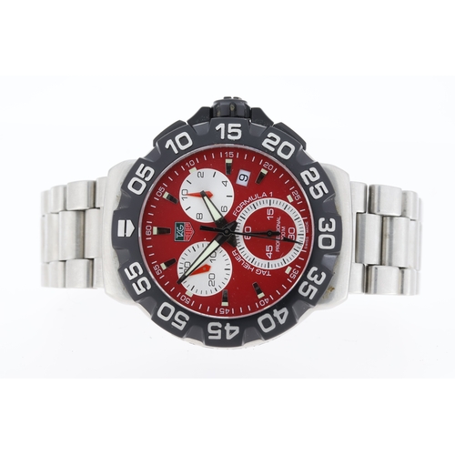 66 - Brand: Tag Heuer
 Model Name: Formula 1
 Reference: CAH1112
 Complication: Chronograph
 Movement: Qu... 