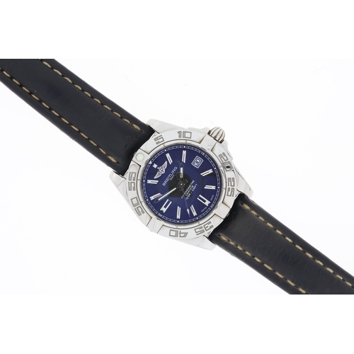 73 - Brand: Ladies Breitling
 Model Name: Galactic 
 Reference: A71356
 Complication: Date
 Movement: Qua... 