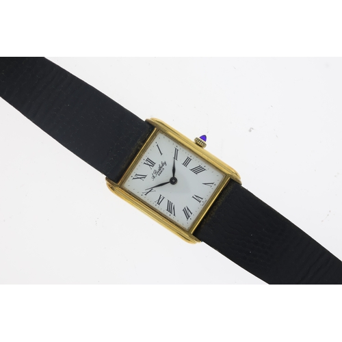115 - Brand: Unusual Alexis Barthelay
 Model Name: Tank Style Paris Wristwatch
 Movement: Manual Wind
 Dia... 
