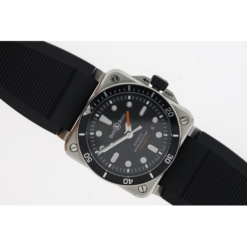 126 - Brand: Bell & Ross
 Model Name: BR-03 Diver
 Reference: BR0392-D-BL-ST/SRB
 Complication: Date
 Move... 