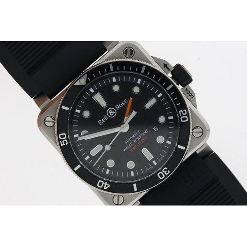 126 - Brand: Bell & Ross
 Model Name: BR-03 Diver
 Reference: BR0392-D-BL-ST/SRB
 Complication: Date
 Move... 