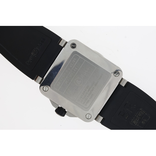 126 - Brand: Bell & Ross
 Model Name: BR-03 Diver
 Reference: BR0392-D-BL-ST/SRB
 Complication: Date
 Move... 