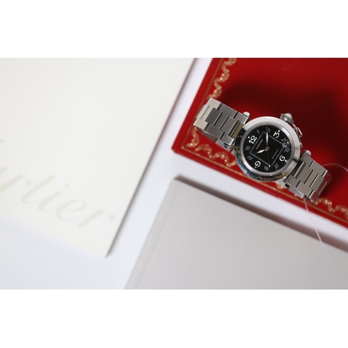 128 - Brand: CARTIER
 Model Name: PASHA
 Reference: 2324
 Movement: Automatic
 Papers: YES
 Year: 2000
 Di... 