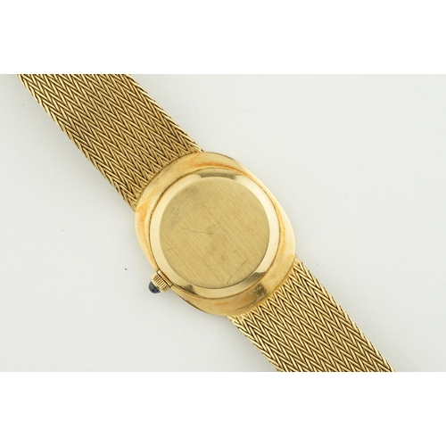 152 - PATEK PHILIPPE 18CT YELLOW GOLD DIAMOND SET ELLIPSE 'SIGMA' DIAL REF. 3849, oval two tone sigma dial... 