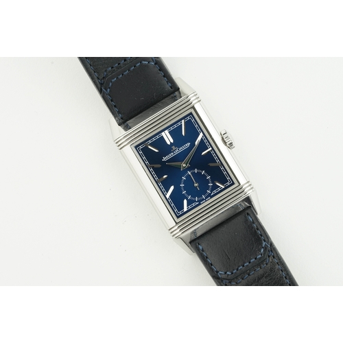 164 - JAEGER LE-COULTRE REVERSO TRIBUTE MONOFACE W/ GUARANTEE CARD REF. Q3978480 CIRCA 2018, rectangular b... 