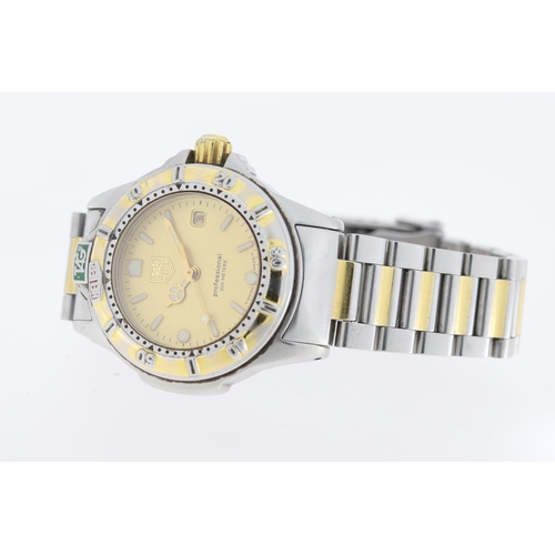 82 - Brand: Tag Heuer
 Model Name: Professional
 Reference: 955.408A
 Movement: Quartz
 Dial colour: Gold... 