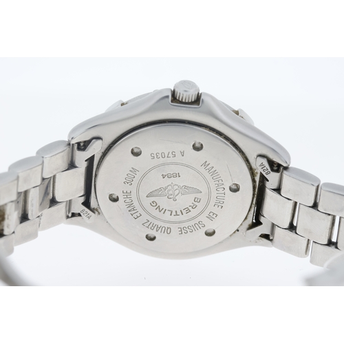 84 - Brand: Breitling
 Model Name: Colt
 Reference: A57035
 Movement: Quartz
 Papers: Yes
 Year: 1997
 Di... 