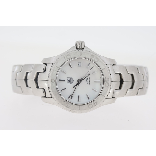 92 - Brand: Ladies Tag Heuer
 Model Name: Link
 Reference: WJ1313-0
 Complication: Date
 Movement: Quartz... 