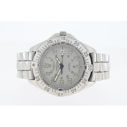 93 - Brand: Breitling
 Model Name: Colt
 Reference: A57035
 Movement: Quartz
 Dial colour: Silver
 Dial f... 