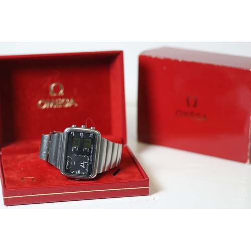 122 - Brand: Vintage Omega
 Model Name: Chrono Quartz Montrael Olympics. 'Albatros'
 Reference: 396.0839
 ... 