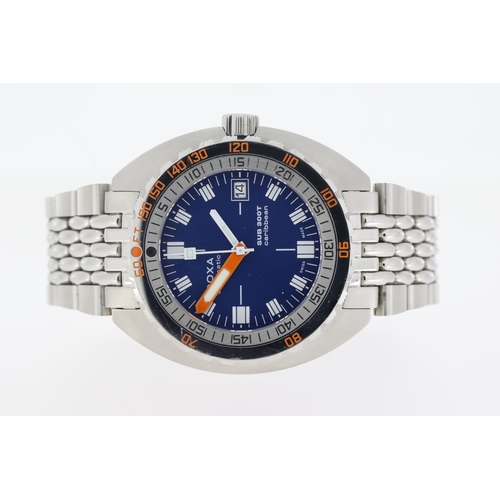 124 - Brand: Doxa
 Model Name: Sub 300T Caribbean
 Reference: 879.10.201.10
 Complication: Date
 Movement:... 