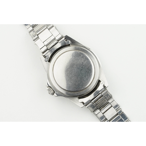 163 - ROLEX OYSTER PERPETUAL SUBMARINER METERS FIRST DIAL 7206 RIVETED BRACELET W/ BOX & PAPERS REF. 5513 ... 