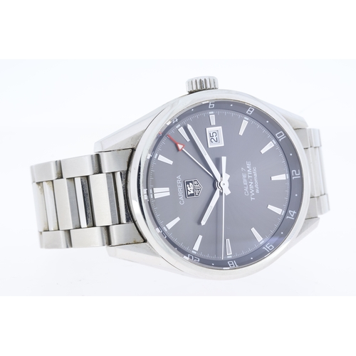 113 - Brand: Tag Heuer 
 Model Name: Carrera Twin Time
 Reference: WAR2012
 Complication: GMT
 Movement: A... 