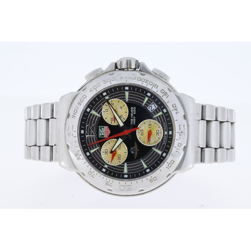 125 - Brand: Tag Heuer
 Model Name: Indy 500
 Reference: CAC111B-O
 Complication: Chronograph
 Movement: Q... 
