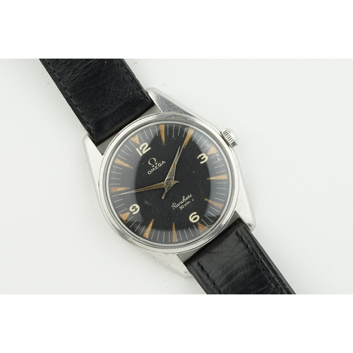 154 - OMEGA RANCHERO 30MM REF. 2996, circular black dial with hour markers and hands, 36mm stainless steel... 