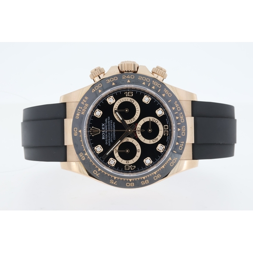 25 - Brand: Rolex
 Model Name: Daytona 18ct Rose Gold
 Reference: 116515LN
 Complication: Chronograph
 Mo... 