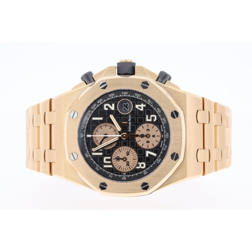 36 - Brand: Audemars Piguet 
 Model Name: Royal Oak Offshore
 Reference: 26470OR
 Complication: Chronogra... 