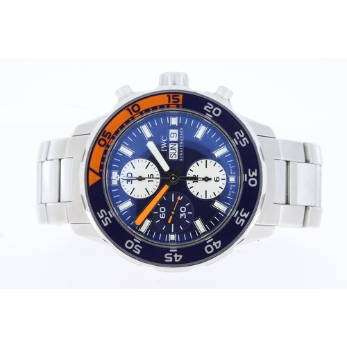 39 - Brand: IWC
 Model Name: Aquatimer
 Reference: IW376703
 Complication: Chronograph
 Movement: Automat... 
