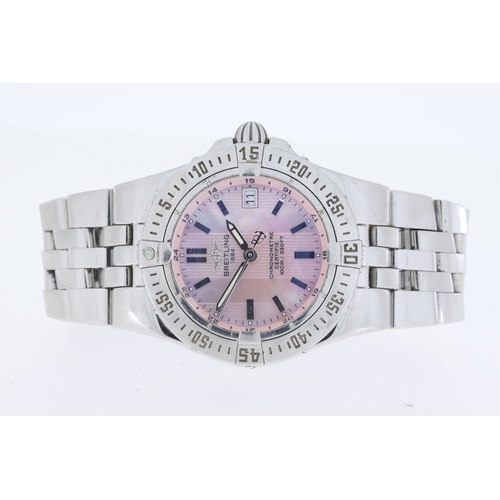 41 - Brand: Ladies Breitling
 Model Name: Starliner
 Reference: A71340
 Complication: Date
 Movement: Qua... 