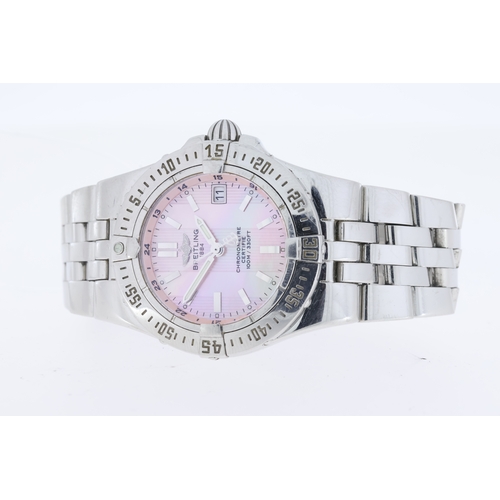 41 - Brand: Ladies Breitling
 Model Name: Starliner
 Reference: A71340
 Complication: Date
 Movement: Qua... 