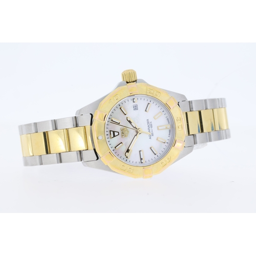 56 - Brand: Ladies Tag Heuer
 Model Name: Aquaracer
 Reference: WBD1420
 Complication: Date
 Movement: Qu... 