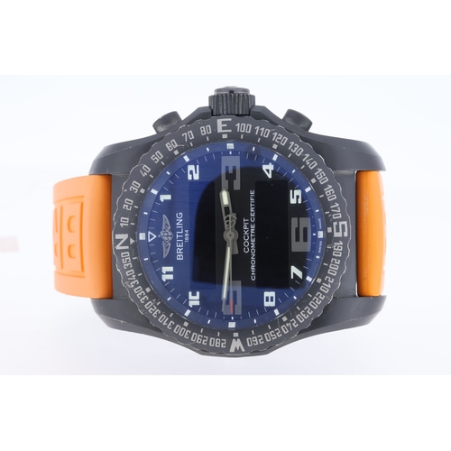 94 - Brand: Breitling
 Model Name: Cockpit B50 Night Mission
 Reference: VB5010
 Complication: Analogue D... 