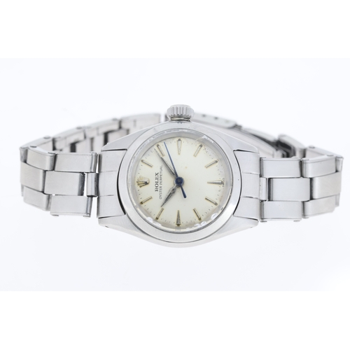 97 - Brand: Ladies Rolex
 Model Name: Oyster Perpetual
 Reference: 6618
 Movement: Automatic
 Year: Circa... 