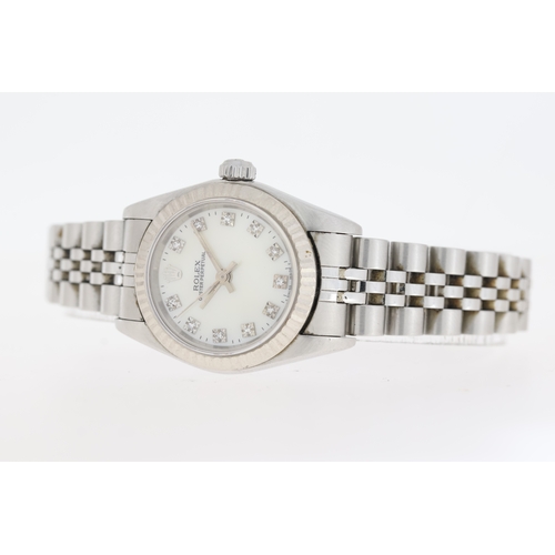 166 - Brand: Ladies Rolex
 Model Name: Oyster Perpetual
 Reference: 67194
 Movement: Automatic
 Box: Yes
 ... 