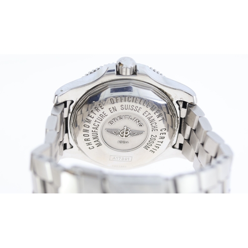 1 - Brand: Breitling
 Model Name: Superocean 
 Reference: A17391
 Movement: Automatic
 Dial shape: Circu... 