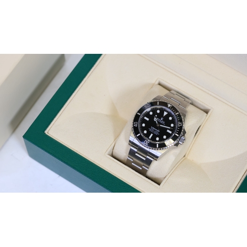 111 - Brand: Rolex
 Model Name: Submariner 'No Date' 
 Reference: 124060
 Movement: Automatic
 Year: 2021
... 