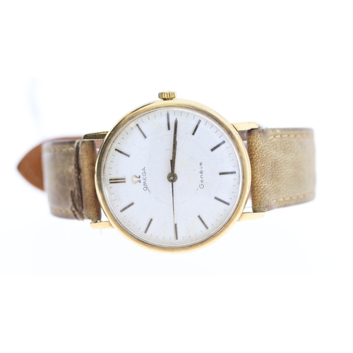 121 - Brand: Omega
 Model Name: Geneve 
 Movement: Manual Wind
 Year: Circa 1969
 Dial shape: Circular
 Di... 