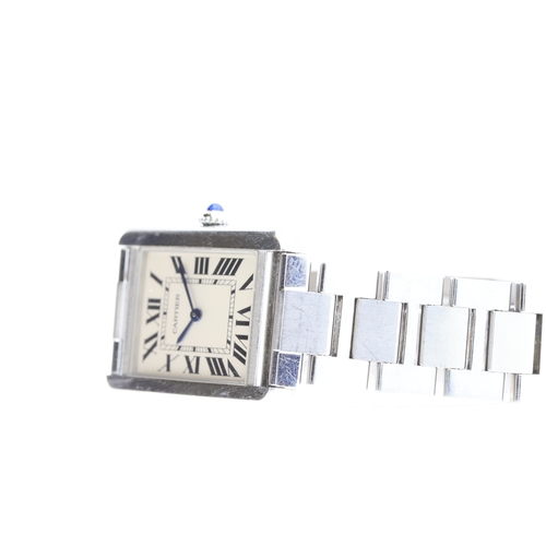 13 - Brand: Cartier
 Model Name: Tank Solo 
 Reference: 3710
 Movement: Quartz
 Dial shape: Rectangular
 ... 