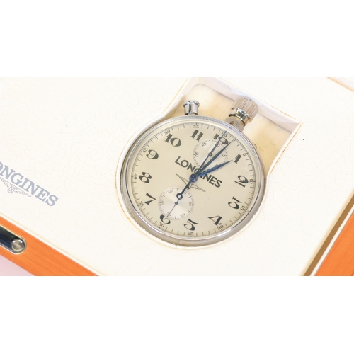 130 - RARE LONGINES HONOUR AND GLORY LIMITED EDITION SET, 1) An 18ct white gold Longines chronograph, refe... 