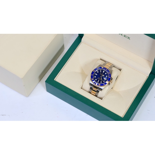 150 - Brand: Rolex
 Model Name: Submariner Bluesy 
 Reference: 116613LB
 Year: 2019
 Box: Full Box
 Papers... 