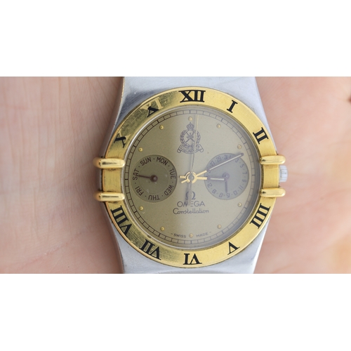 153 - Brand: Omega
 Model Name: Constellation 'Royal Oman Police Dial' 
 Reference: 1444
 Movement: Quartz... 