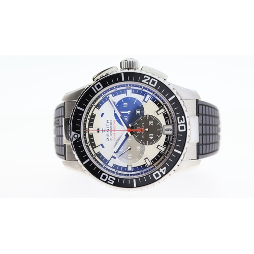 182 - Brand: Zenith
 Model Name: El Primero Stratos Felix Baumgartner Edition 
 Reference: 03.2062.4057
 M... 