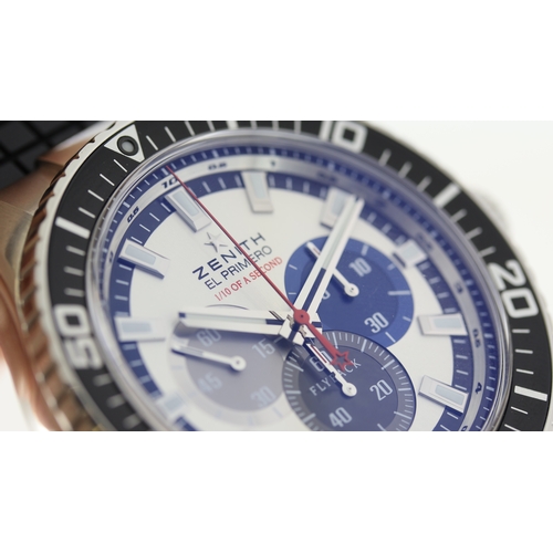 182 - Brand: Zenith
 Model Name: El Primero Stratos Felix Baumgartner Edition 
 Reference: 03.2062.4057
 M... 