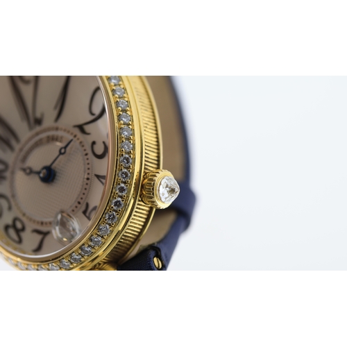 29 - Brand: Breguet
 Model Name: Reine de Naples 
 Reference: 8918
 Movement: Automatic
 Dial shape: Oval... 