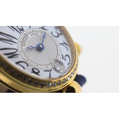 29 - Brand: Breguet
 Model Name: Reine de Naples 
 Reference: 8918
 Movement: Automatic
 Dial shape: Oval... 