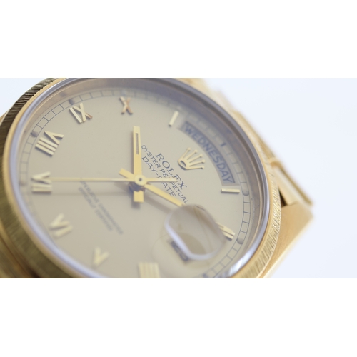 35 - Brand: Rolex
 Model Name: Day Date Bark Finish 
 Reference: 18078
 Movement: Automatic, calibre 3055... 