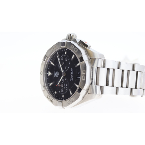 37 - Brand: Tag Heuer
 Model Name: Aquaracer Alarm 
 Reference: WAY111Z
 Movement: Quartz
 Dial shape: Ci... 