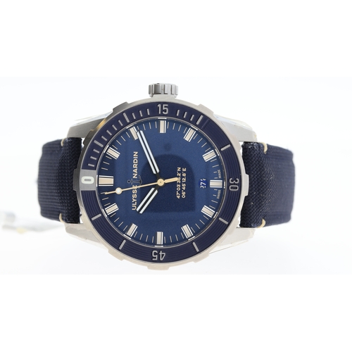 54 - Brand: Ulysse Nardin
 Model Name: Diver 
 Reference: 8163-175
 Movement: Automatic
 Dial shape: Circ... 