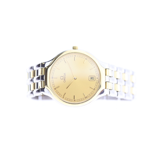 66 - Brand: Omega
 Model Name: Date 
 Movement: Quartz
 Dial shape: Circular
 Dial colour: Champagne
 Dia... 