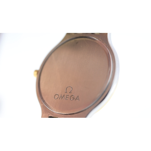 66 - Brand: Omega
 Model Name: Date 
 Movement: Quartz
 Dial shape: Circular
 Dial colour: Champagne
 Dia... 