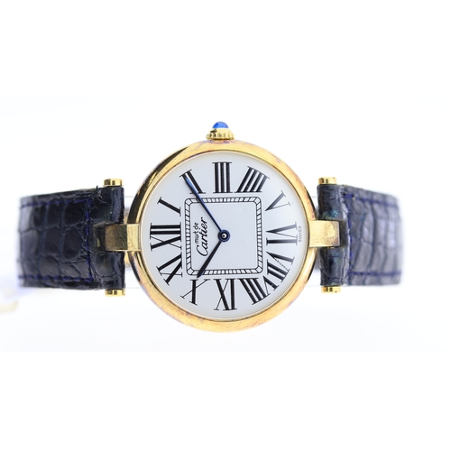 76 - Brand: Cartier
 Model Name: Must De Cartier Vendome 
 Reference: 590003
 Movement: Quartz
 Dial shap... 