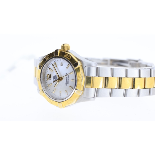 86 - Brand: Tag Heuer
 Model Name: Aquaracer 
 Reference: WAF1424
 Movement: Quartz
 Dial shape: Circular... 