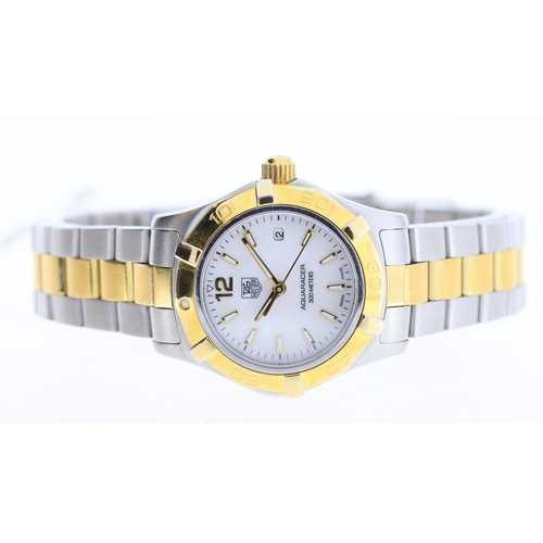 86 - Brand: Tag Heuer
 Model Name: Aquaracer 
 Reference: WAF1424
 Movement: Quartz
 Dial shape: Circular... 